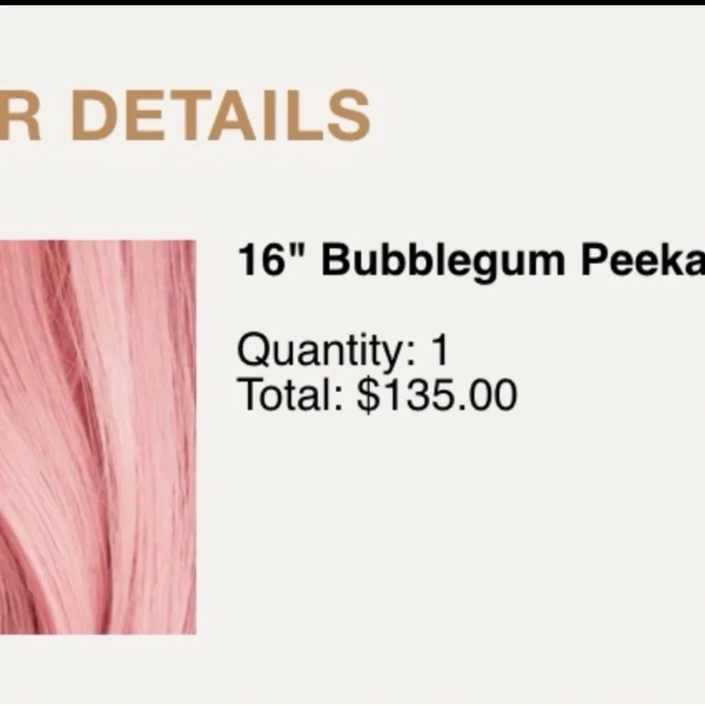 Halo Bubblegum Pink Hair Extension - Picture 5 of 10